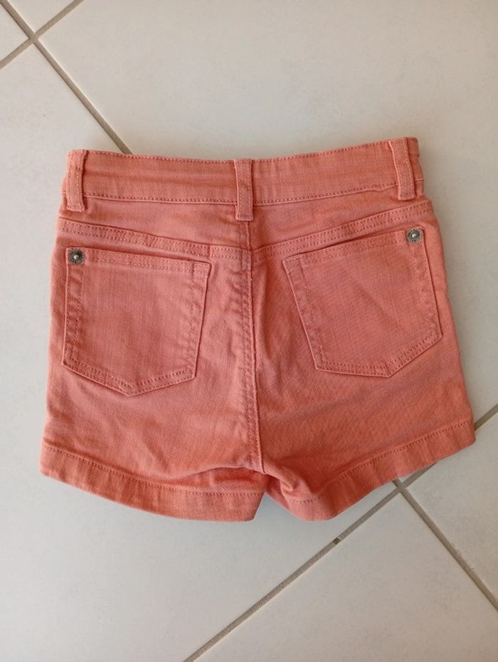 Short en jean rose Petit Bateau taille 5ans - photo numéro 2