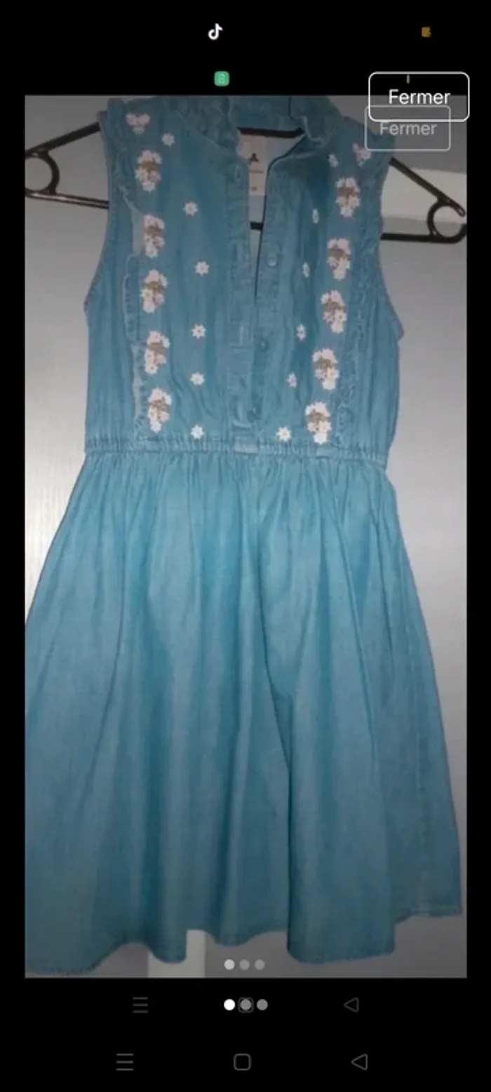 Robe en jean