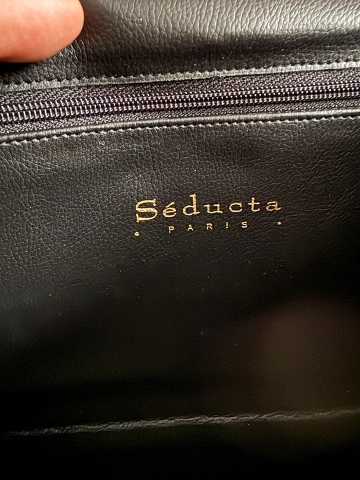 Pochette à bandoulière en cuir Séducta - photo numéro 5