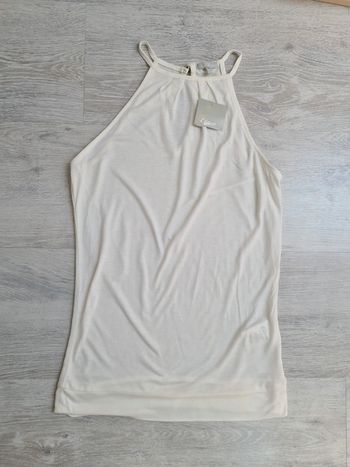 Top Etam XS crème neuf avec étiquette