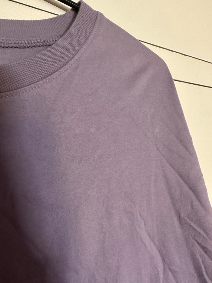 Tee-shirt violet/mauve H&M - photo numéro 3