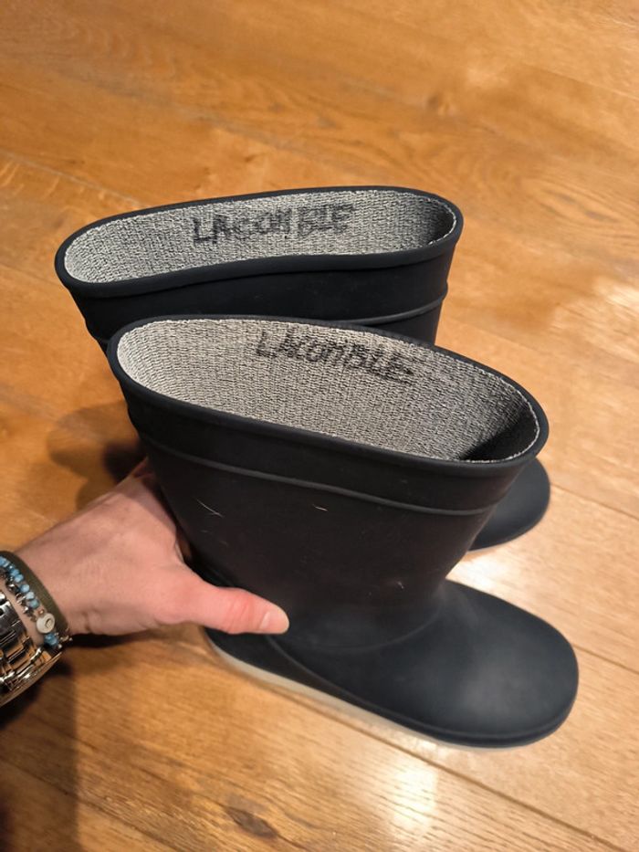 Bottes Tribord bleu marine pointure 32/33 - photo numéro 7