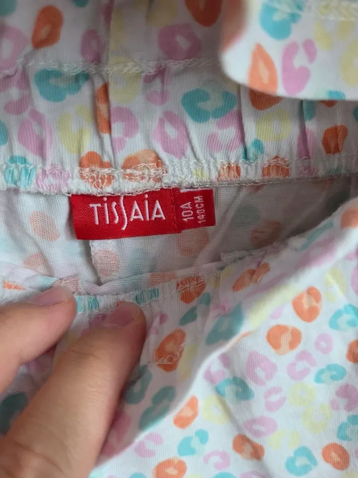 Ensemble short été fille taille 10 ans - photo numéro 3
