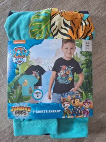 Lot de 2 t-shirts PatPatrouille 2-4ans (PawPatrol)