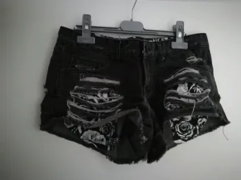 Short noir à la mode