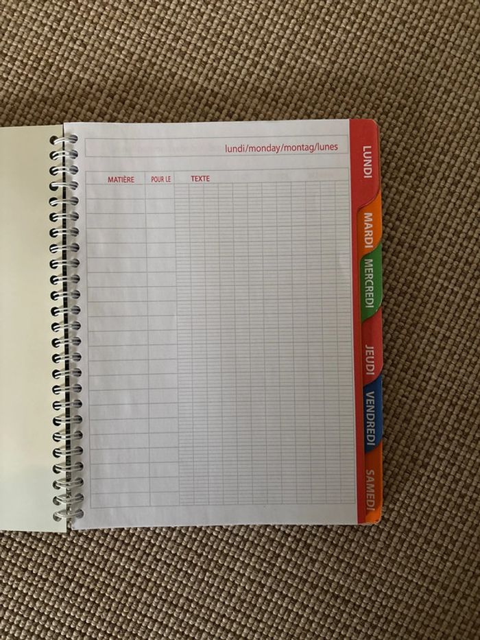 Cahier de texte Oxford - photo numéro 2