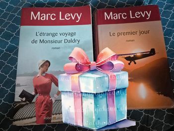 Lot de 2 livres de Marc Levy offert