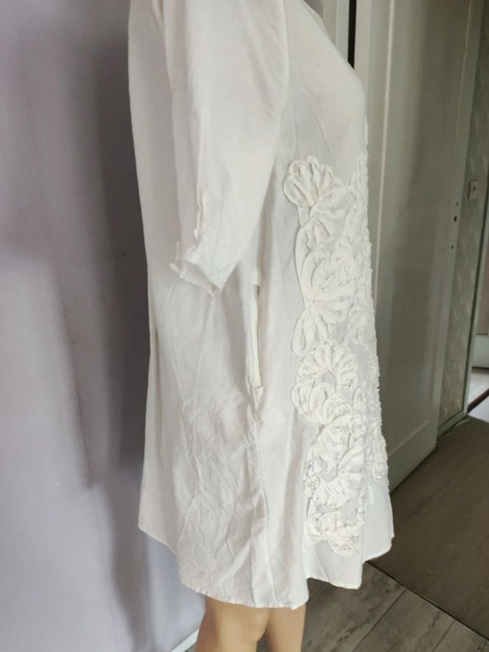 Magnifique robe tout coton taille L - photo numéro 3