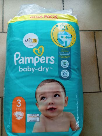 Vente Pampers baby dry