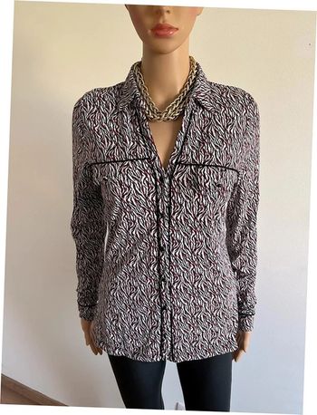 Blouse chemise imprimée à manches longues Morgan taille M bon état