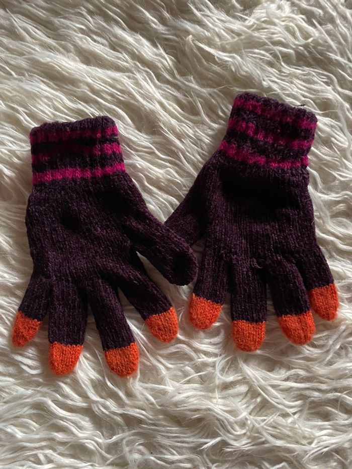 Gants laine 4 ans fille