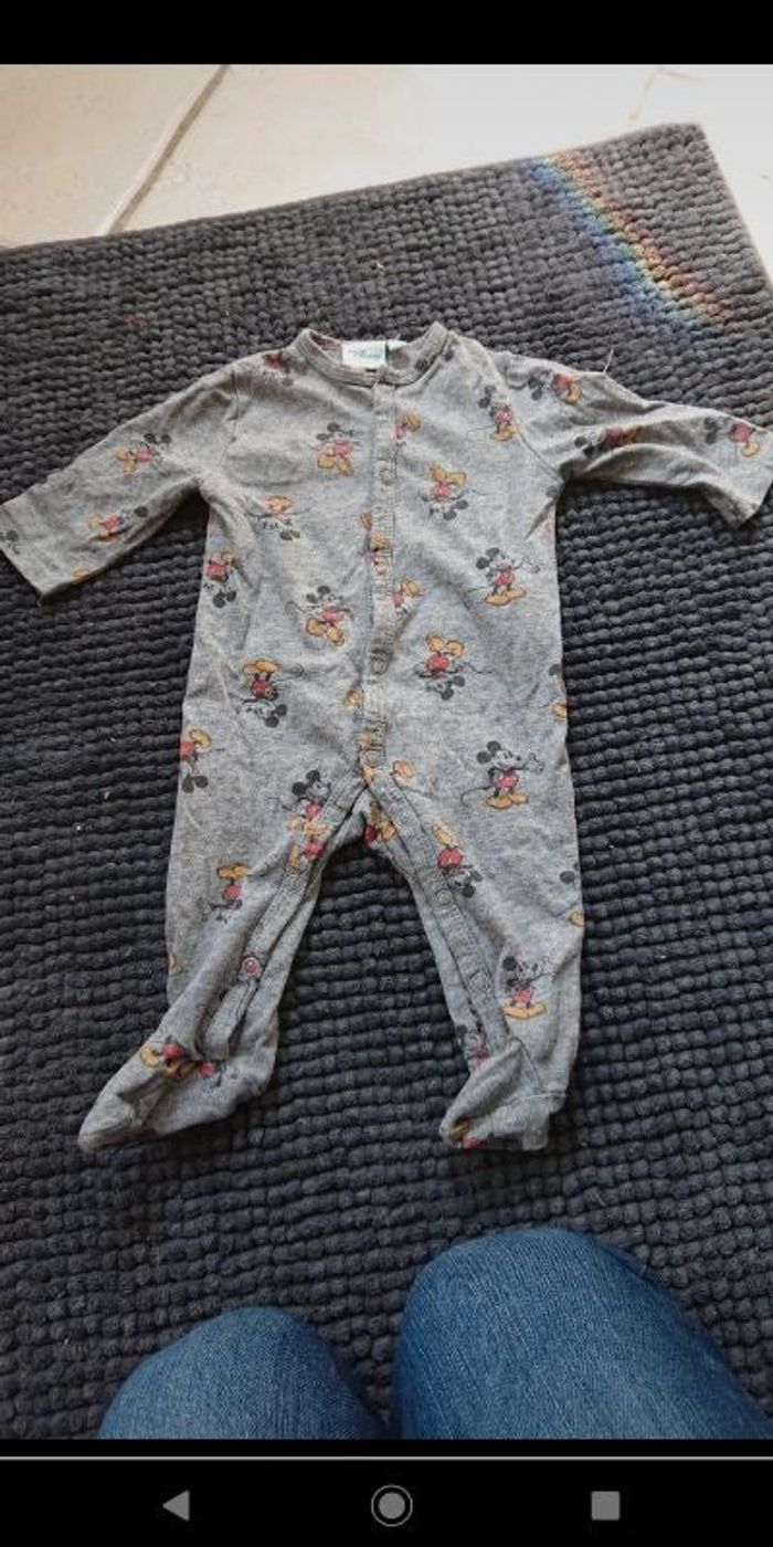 Pyjama fin mickey 3 mois