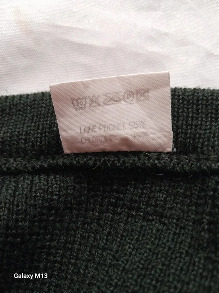 Pull de chasse vert sapin Hollard Ruaudel taille M - photo numéro 3