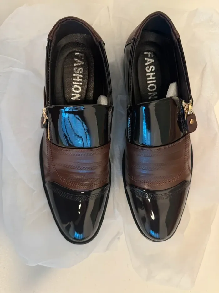 Chaussures de ville effet verni taille 38 neuves - photo numéro 4
