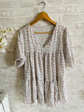 Tunique à fleur taille L