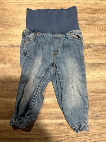 Pantalon bleu souple