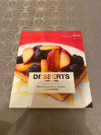 Livre cuisine desserts