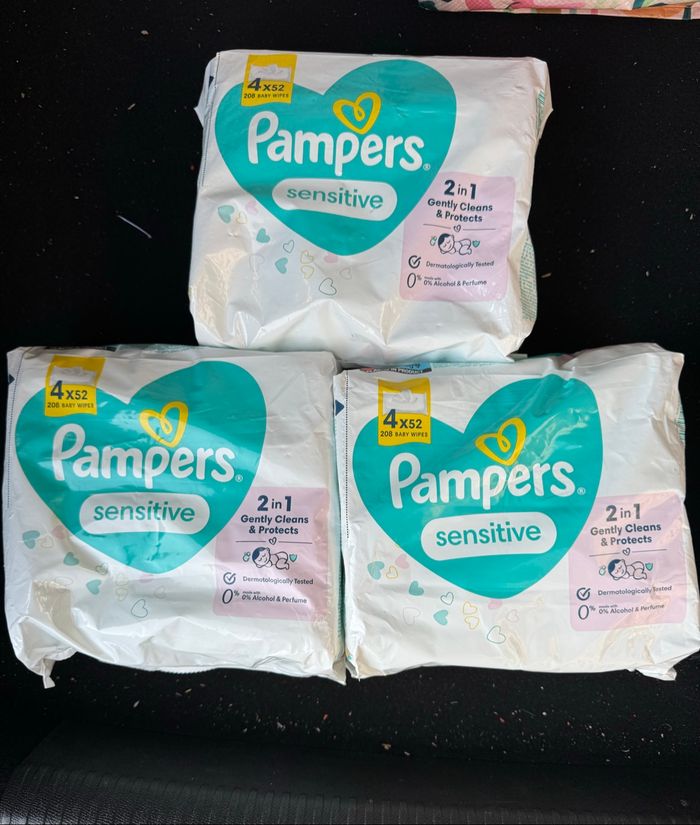 Lingettes Pampers Sensitive