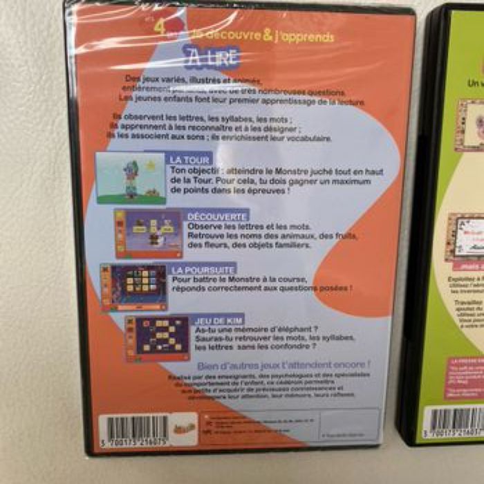 2 Cd éducatifs pour PC dès 4 ans un neuf sous blister et l’autre en état neuf - photo numéro 3