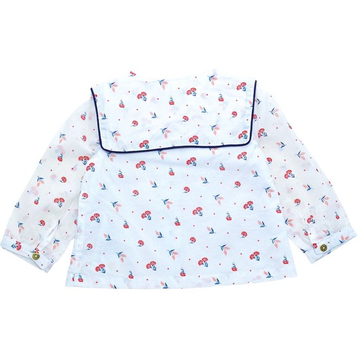 Blouse à manches longues 12 mois en coton Sergent MajorDéc - photo numéro 2