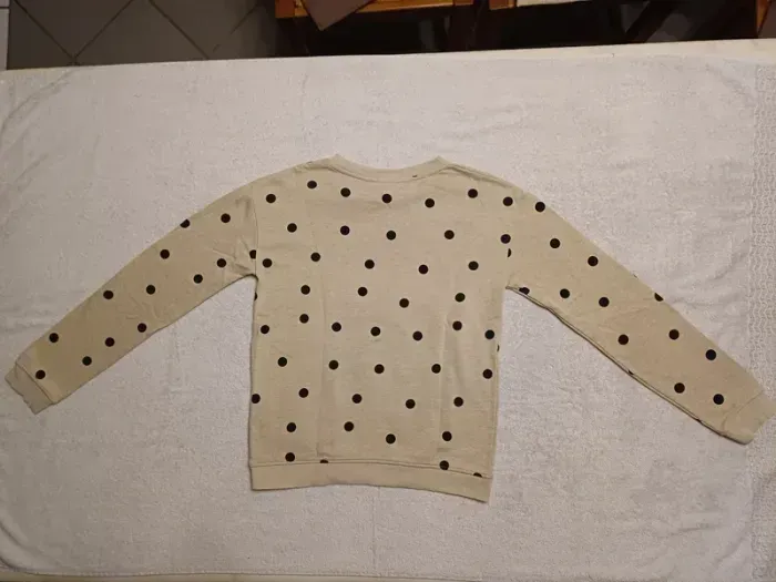 Sweat beige XS Kiabi (réf perso G-P44)(familleac72) - photo numéro 2