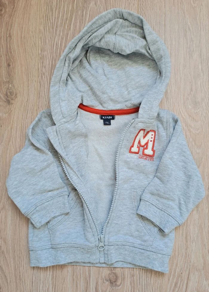 Lot de 2 sweats capuche garçon 12 mois Kiabi - photo numéro 4