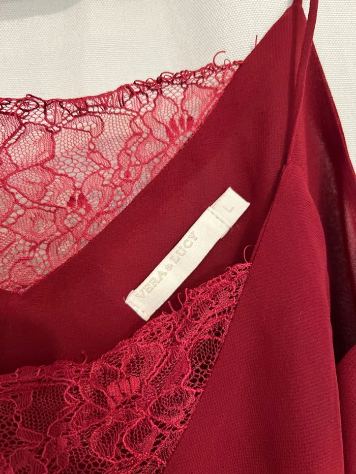 Haut à bretelles rouge - photo numéro 4
