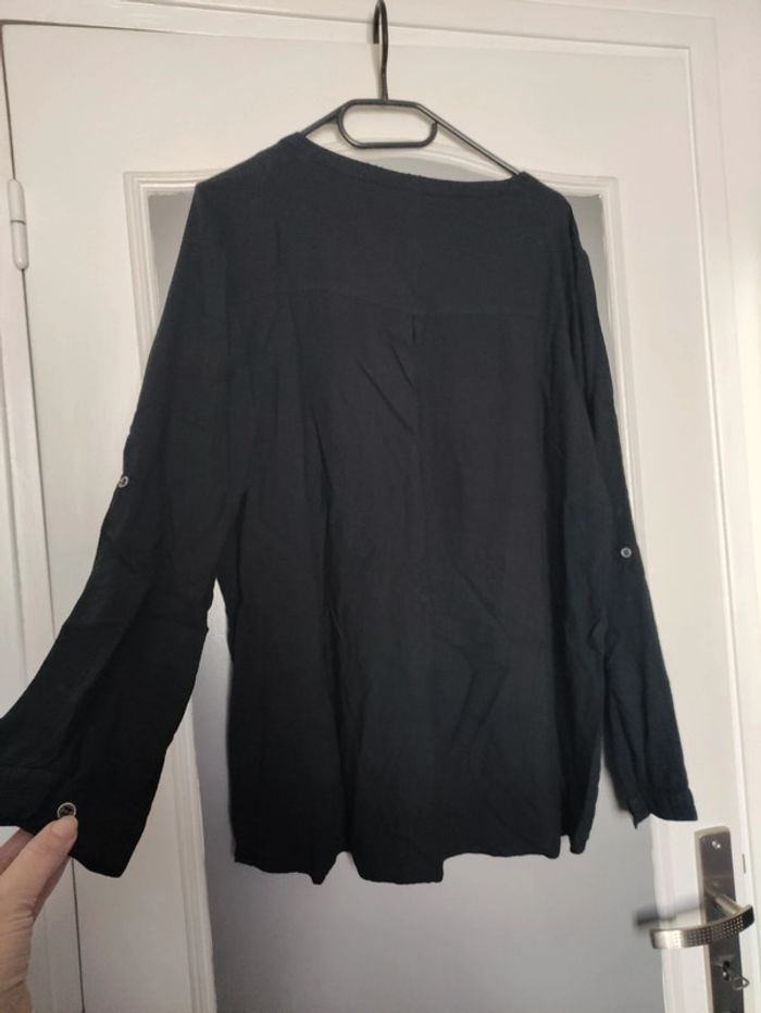 Blouse fluide noir taille 46 - photo numéro 5