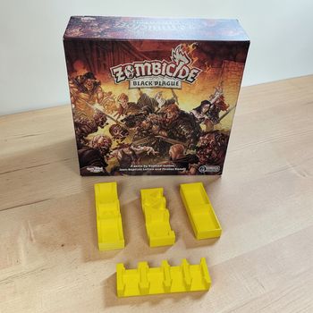Insert / Rangement Jaune Zombicide: Black Plague – Jeu non inclus