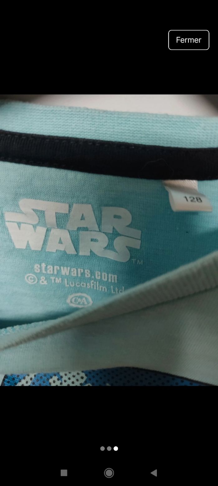 Lot 8 ans - t-shirts Star Wars et Pokémon - photo numéro 6