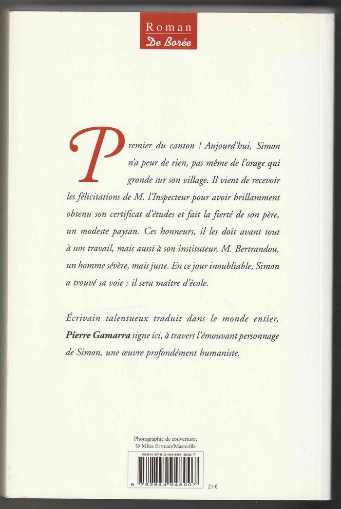 Pierre Gamarra, Le Maître d'école - photo numéro 2