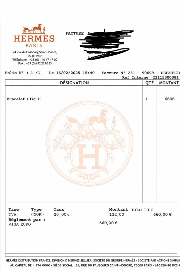 Bracelet Hermès clic h blanc - photo numéro 8