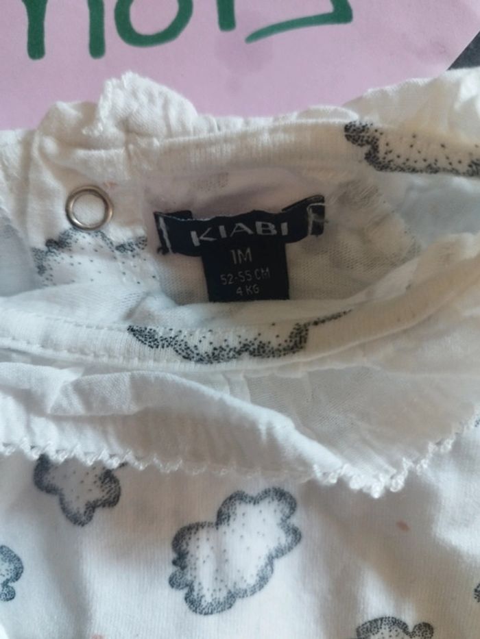 T-shirt nuage 1 mois - photo numéro 2