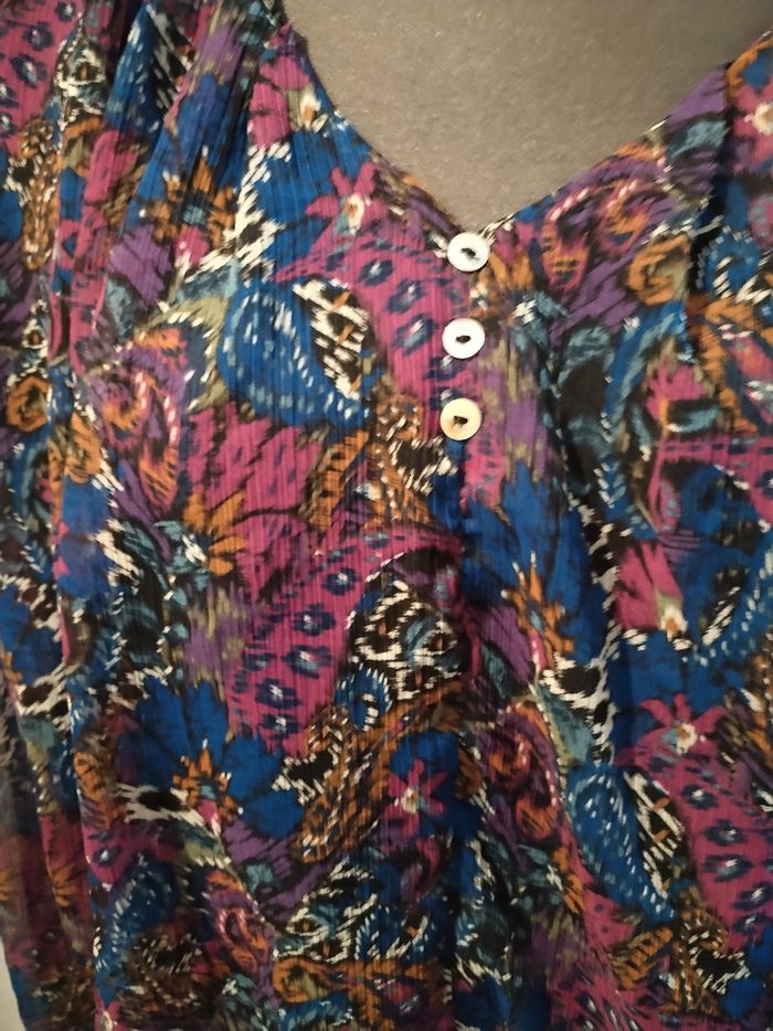 Blouse  ample prmanches 3 /4 taille 40 - photo numéro 2