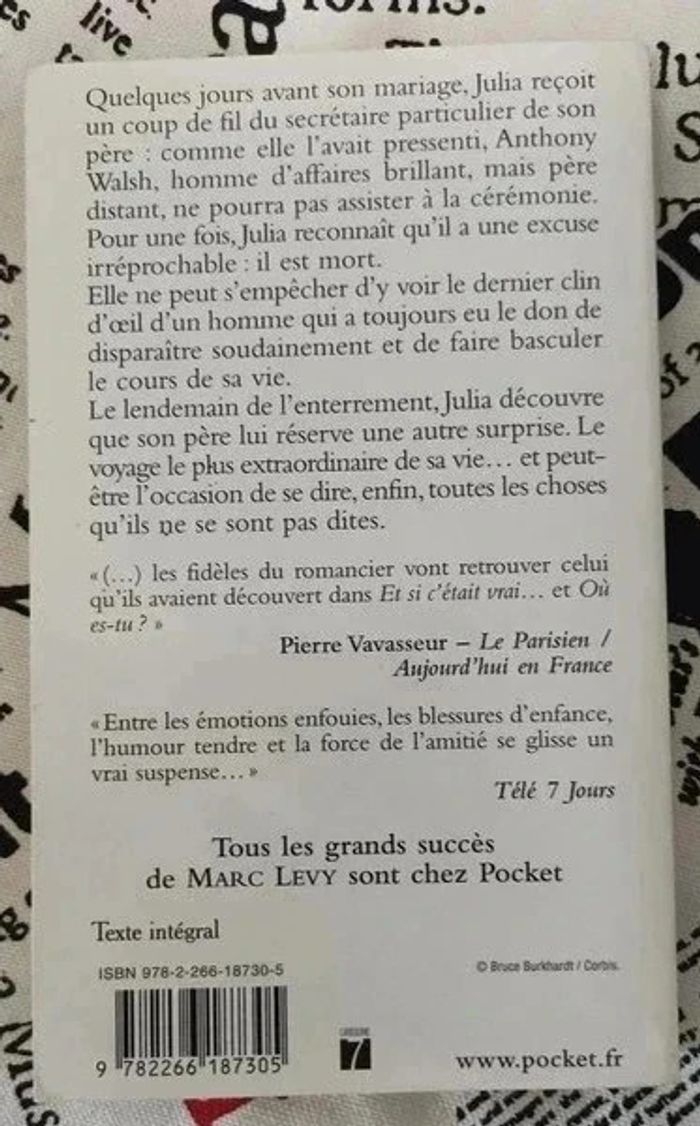 Marc Levy " Toutes ces choses qu'on ne s'est pas dites - photo numéro 2