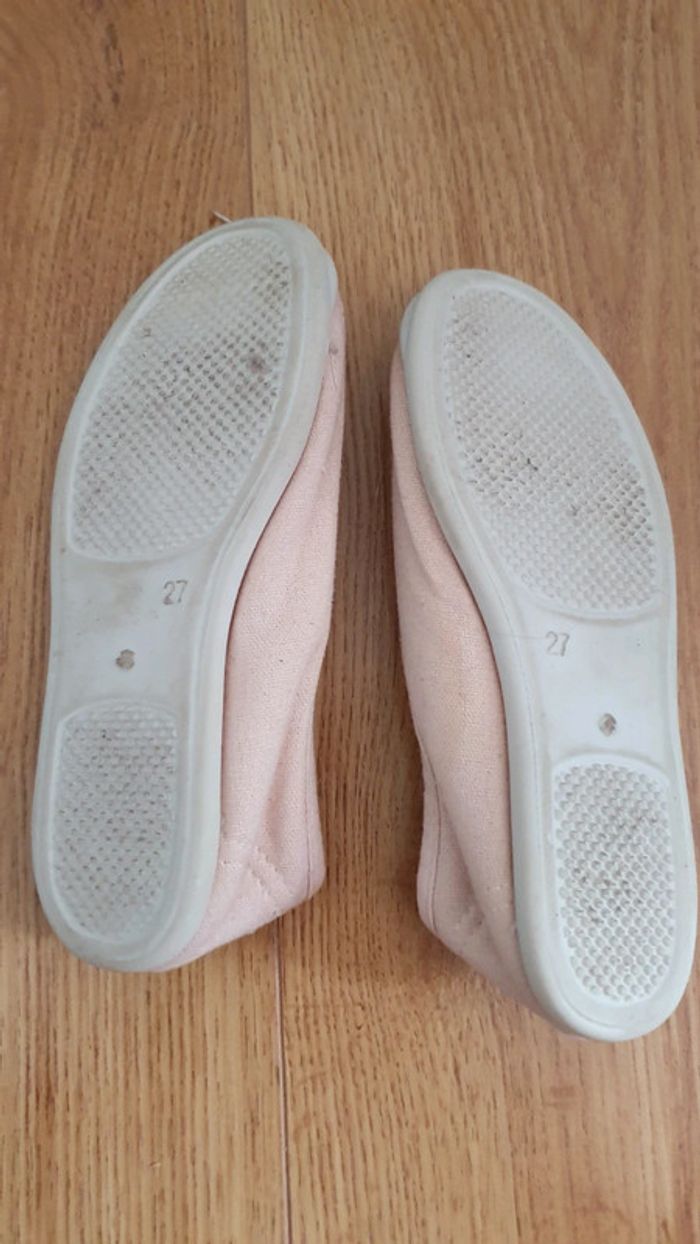 chaussons de danse rose taille 27 - photo numéro 3