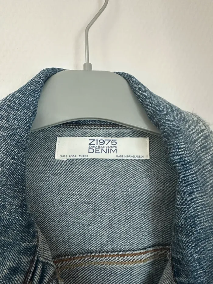 Veste en jean Zara - photo numéro 3