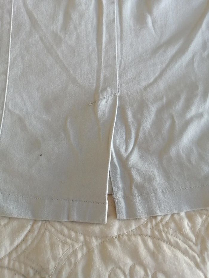 Jupe tailleur toile beige 38 - photo numéro 2