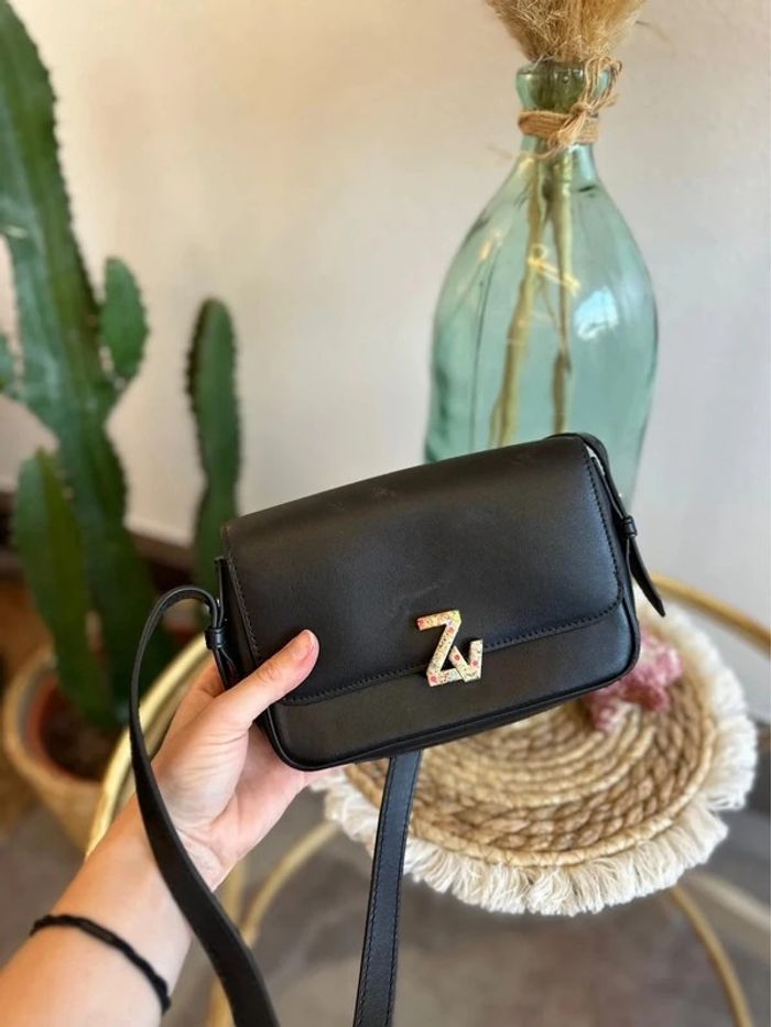 Sac bandoulière mini en cuir ZV Initiale - Zadig&Voltaire - photo numéro 5