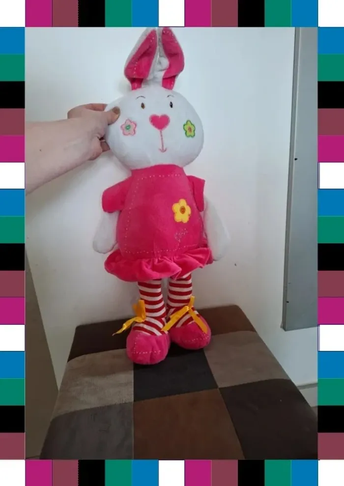 Peluche lapine 60cm - photo numéro 2