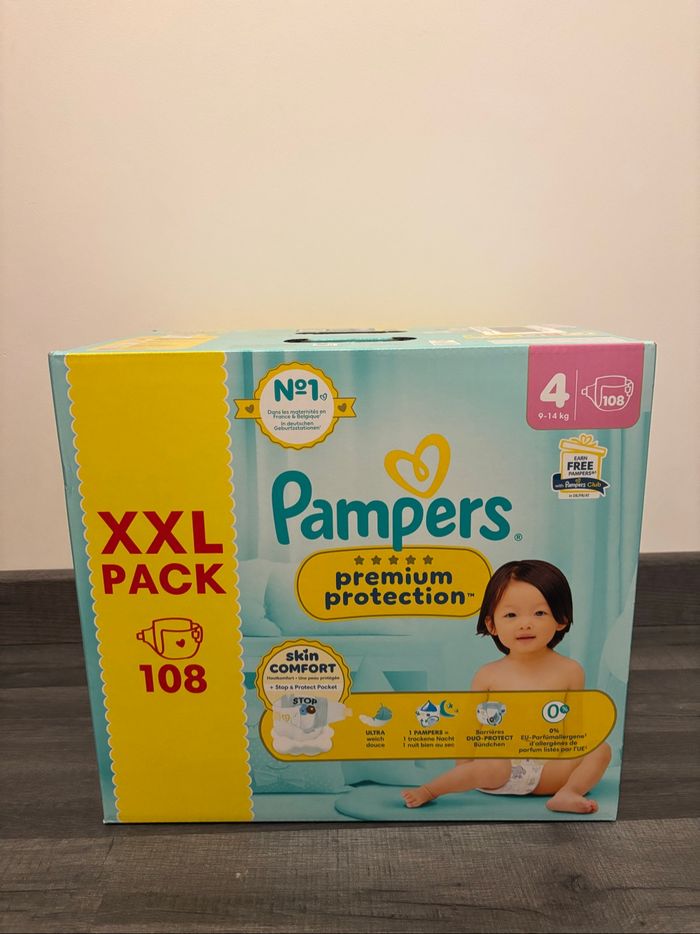 Couches Pampers prenium protection