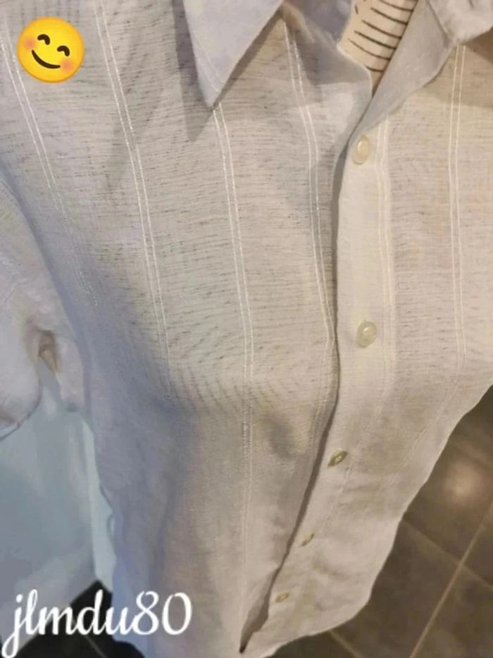 Très beau chemisier vintage 40 - photo numéro 3