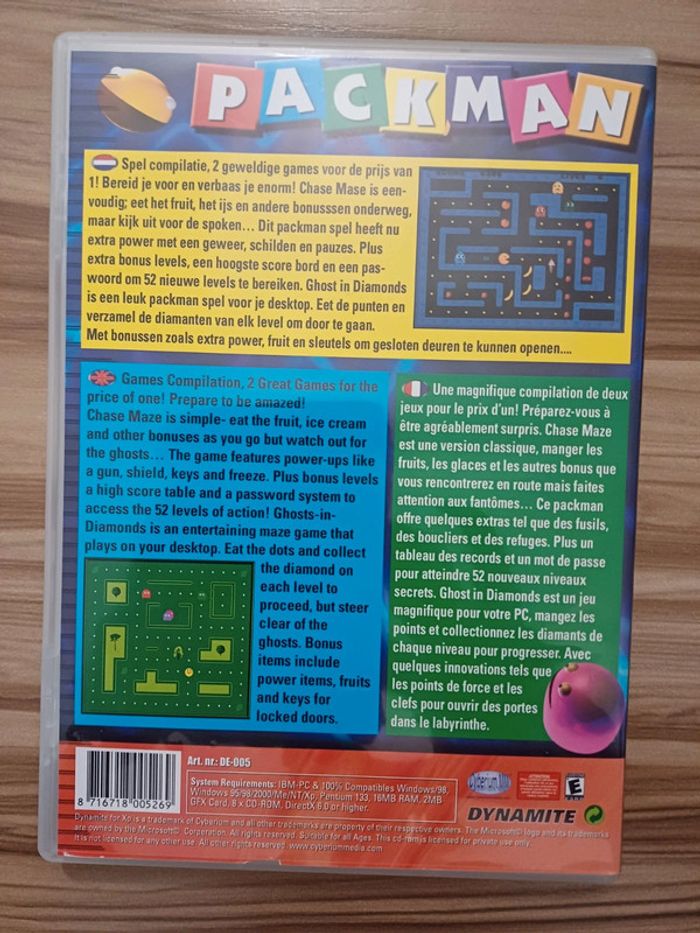 Jeu pc: packman en très bon état - photo numéro 2