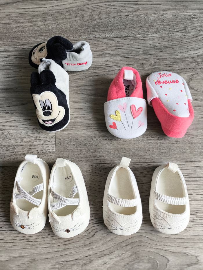 Lots de chaussures chausson