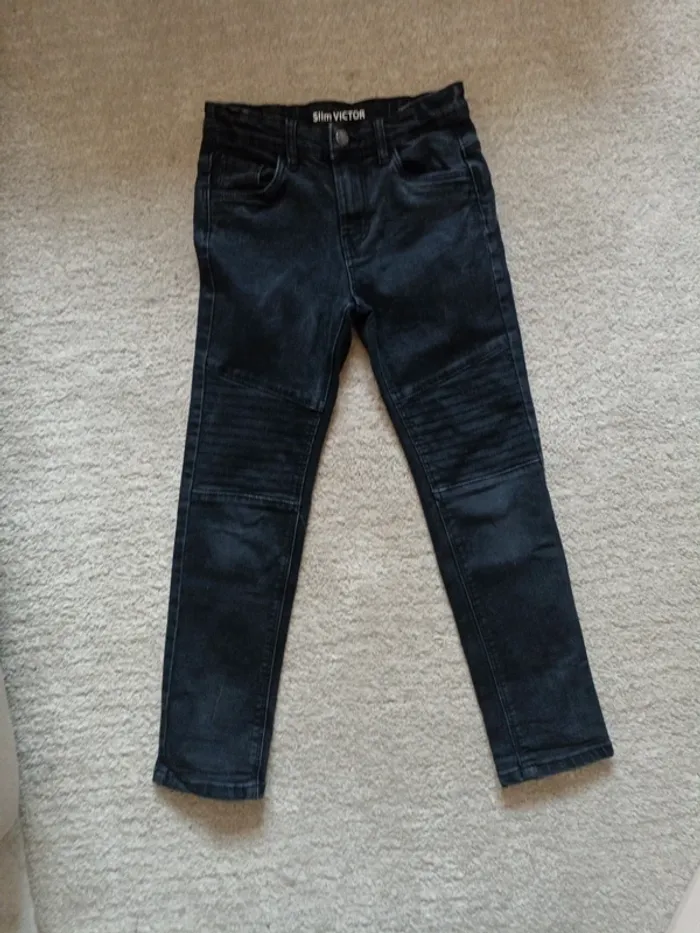 Jeans gris / noir - photo numéro 3