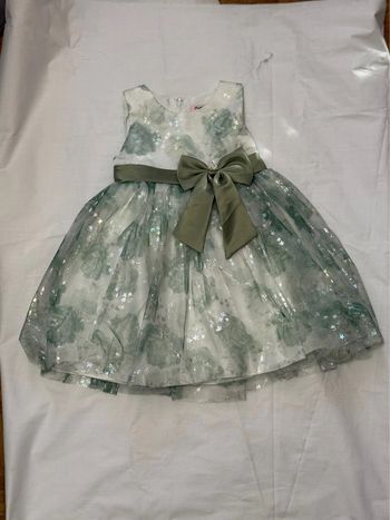 Robe festive verte pour filles