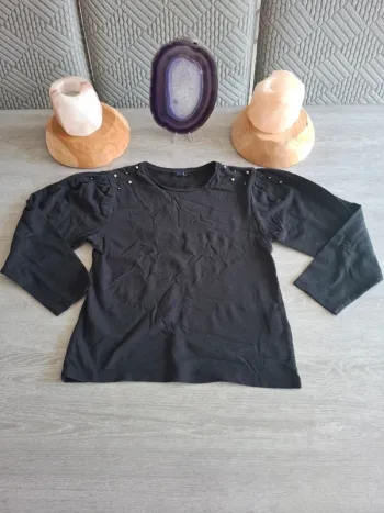 T-shirt noir kiabi taille 8 ans