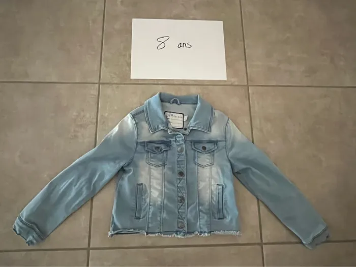 Veste jeans 8 ans