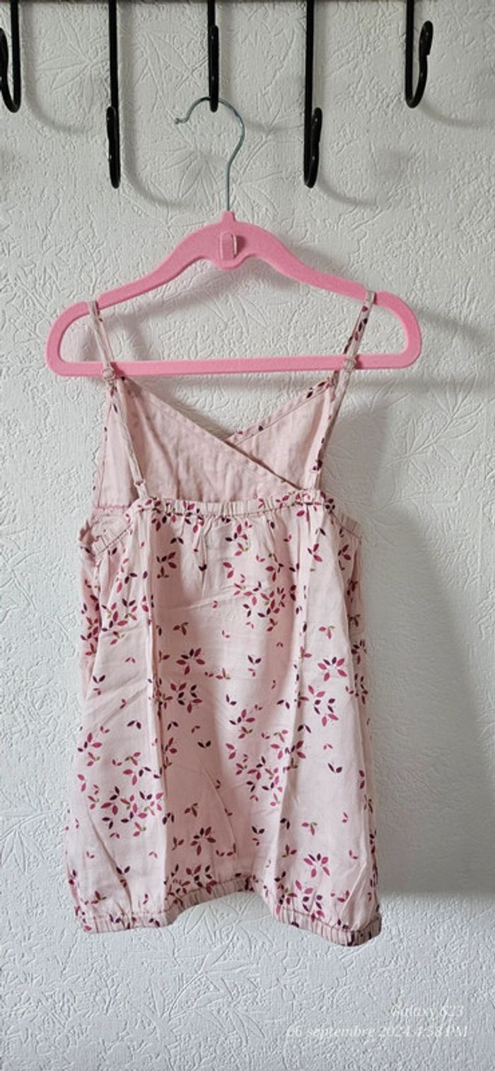 Débardeur fleuri fines bretelles 8A - photo numéro 2