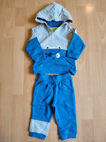 Lot ensemble neuf pantalon et sweat "jogging" Vertbaudet en 6M